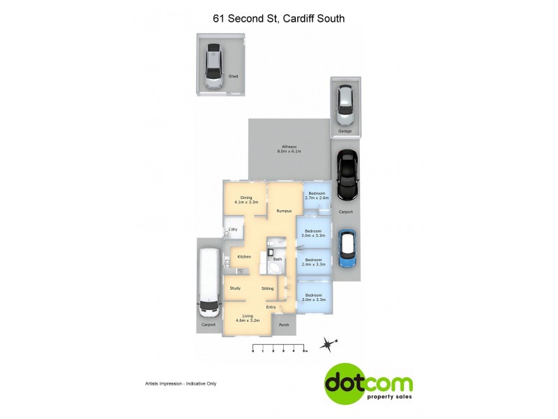61 Second Street, Cardiff South NSW 2285 Floorplan