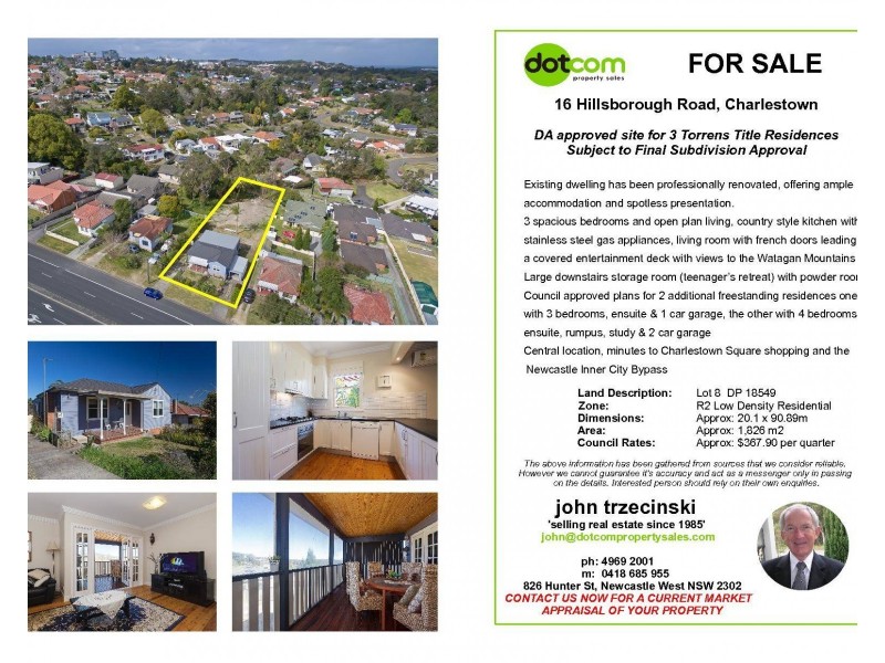 16 Hillsborough Road, Charlestown NSW 2290 Floorplan