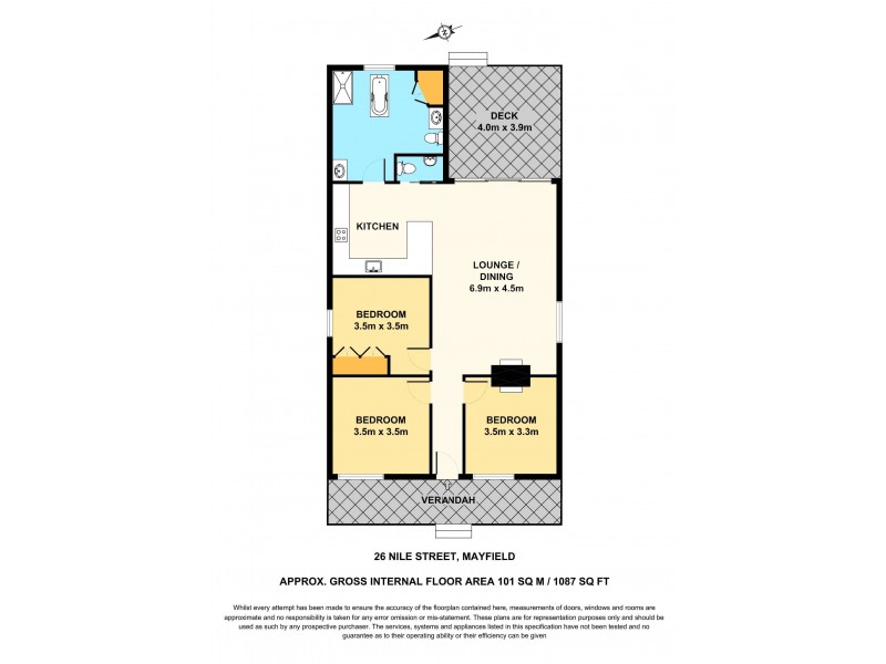26 Nile Street, Mayfield NSW 2304 Floorplan