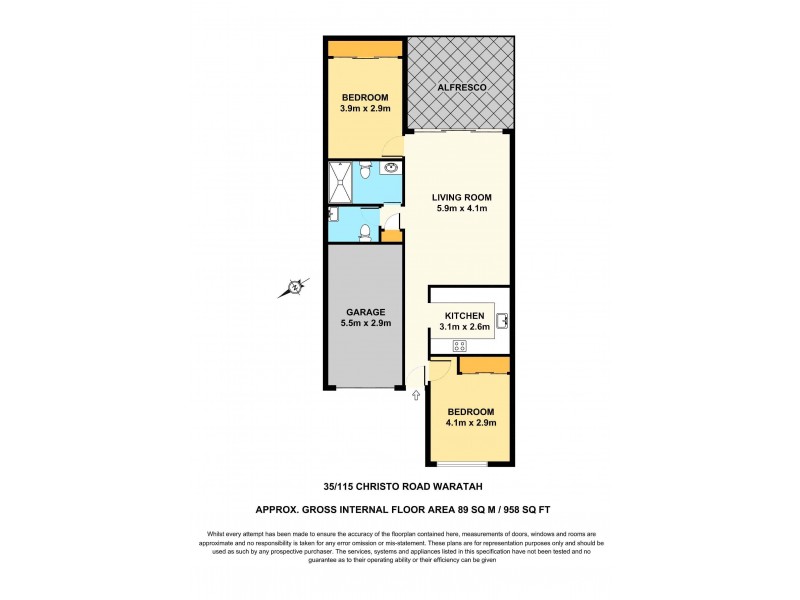 35/115 Christo Road, Waratah NSW 2298 Floorplan