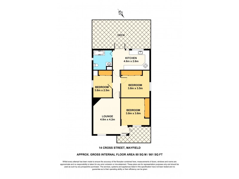 14 Cross Street, Mayfield NSW 2304 Floorplan