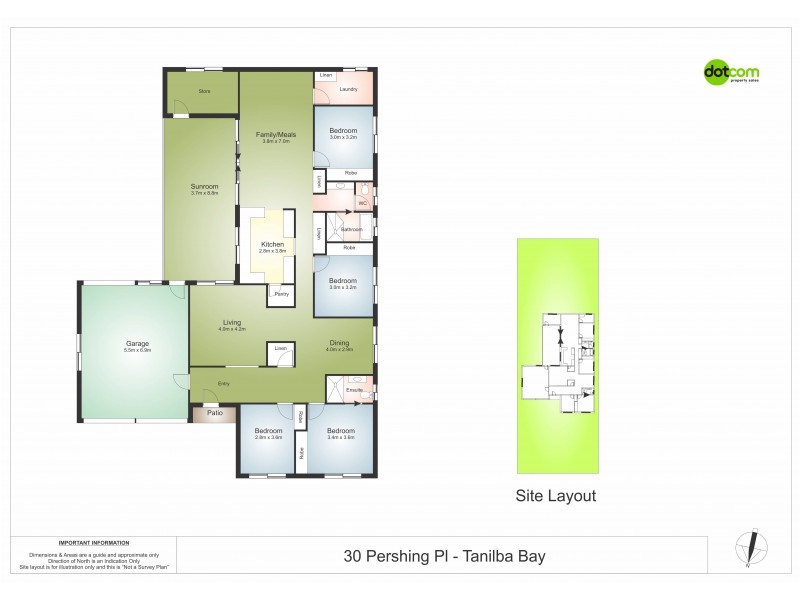 30 Pershing Place, Tanilba Bay NSW 2319 Floorplan