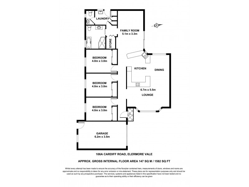 106a Cardiff Road, Elermore Vale NSW 2287 Floorplan