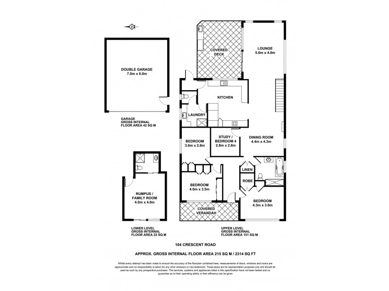 104 Crescent Road, Waratah NSW 2298 Floorplan