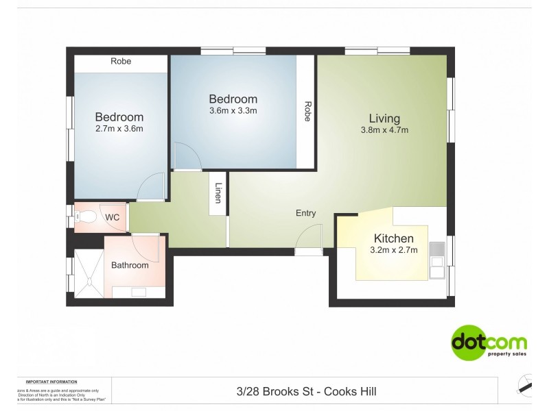 3/28 Brooks Street, Cooks Hill NSW 2300 Floorplan