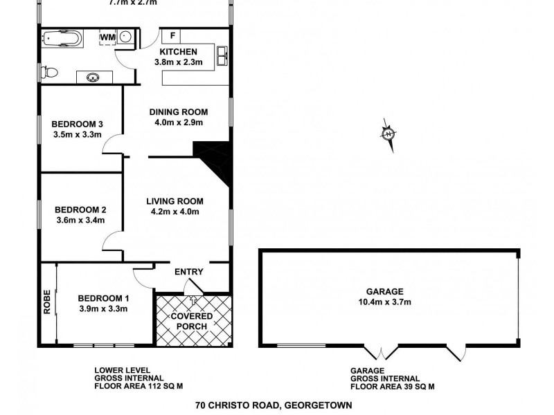 70 Christo Road, Georgetown NSW 2298 Floorplan