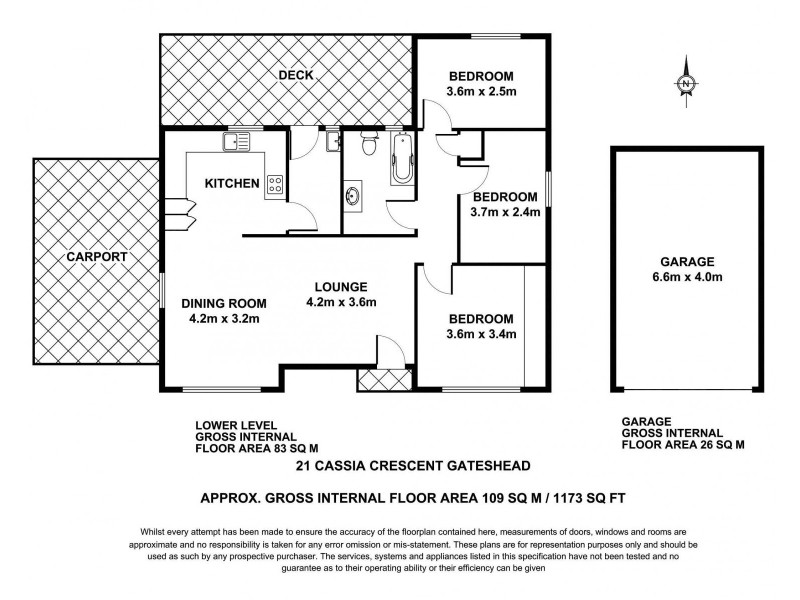 21 Cassia Crescent, Gateshead NSW 2290 Floorplan