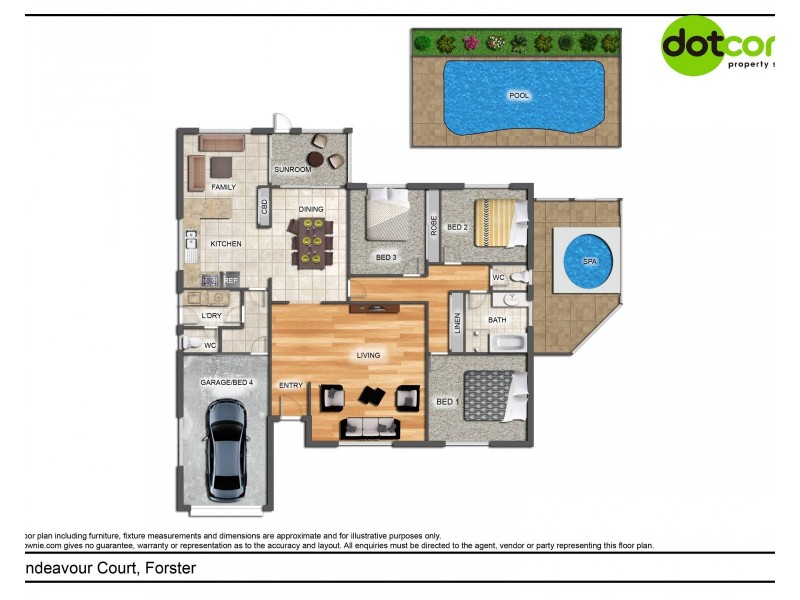 7 Endeavour Court, Forster NSW 2428 Floorplan