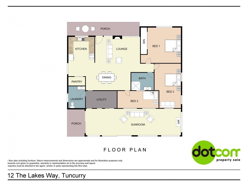 212 The Lakes Way, Tuncurry NSW 2428 Floorplan