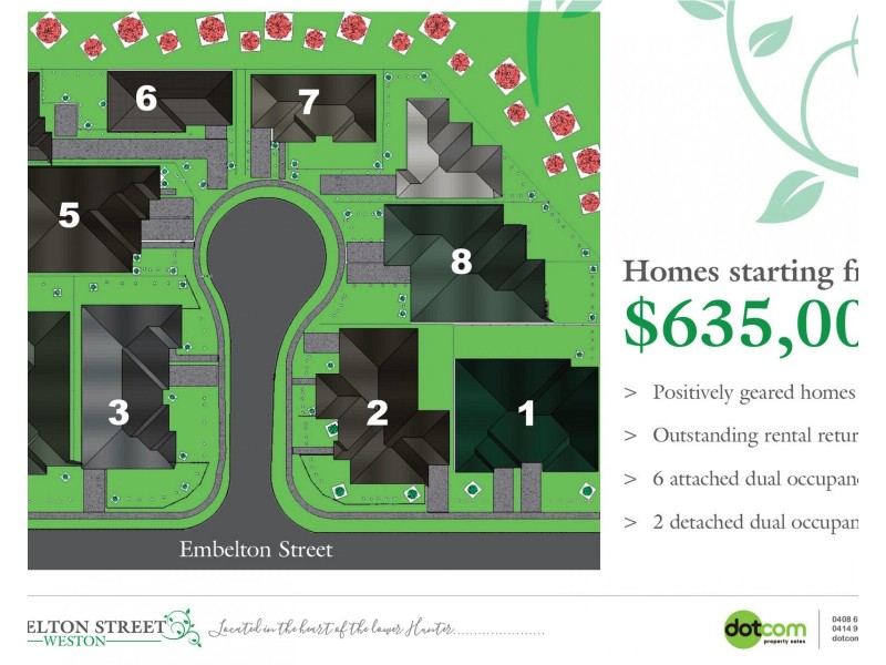 Lots/1 to 8 Embelton Street, Weston NSW 2326
