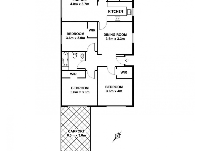 46 Rawson Street, Mayfield NSW 2304 Floorplan