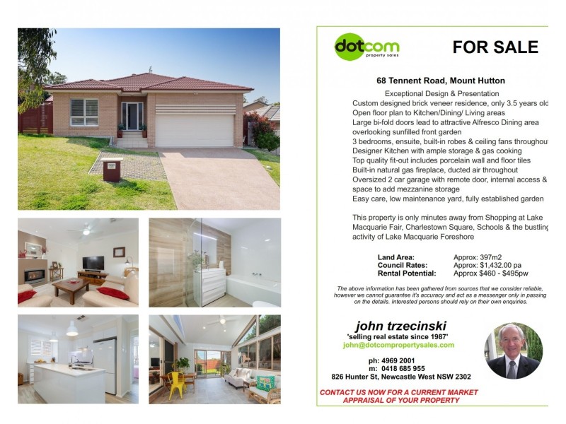 68 Tennent Road, Mount Hutton NSW 2290