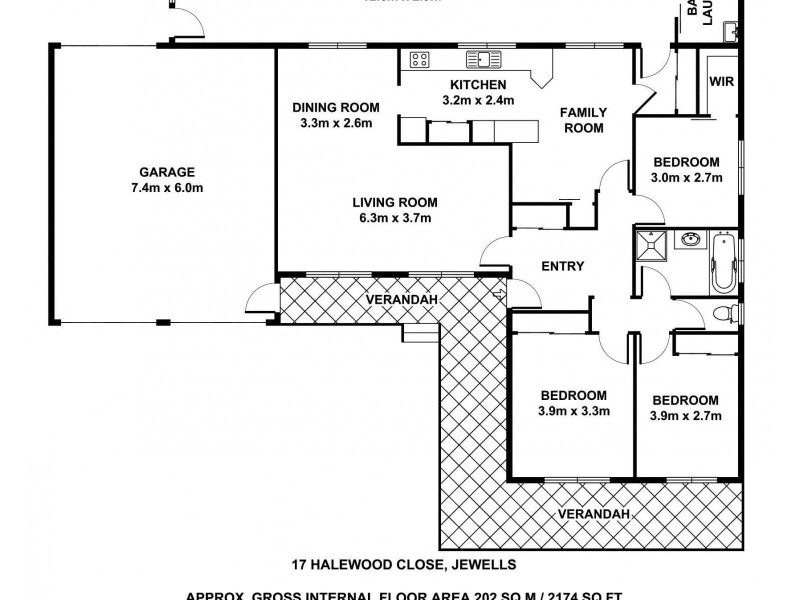 17 Halewood Close, Jewells NSW 2280 Floorplan