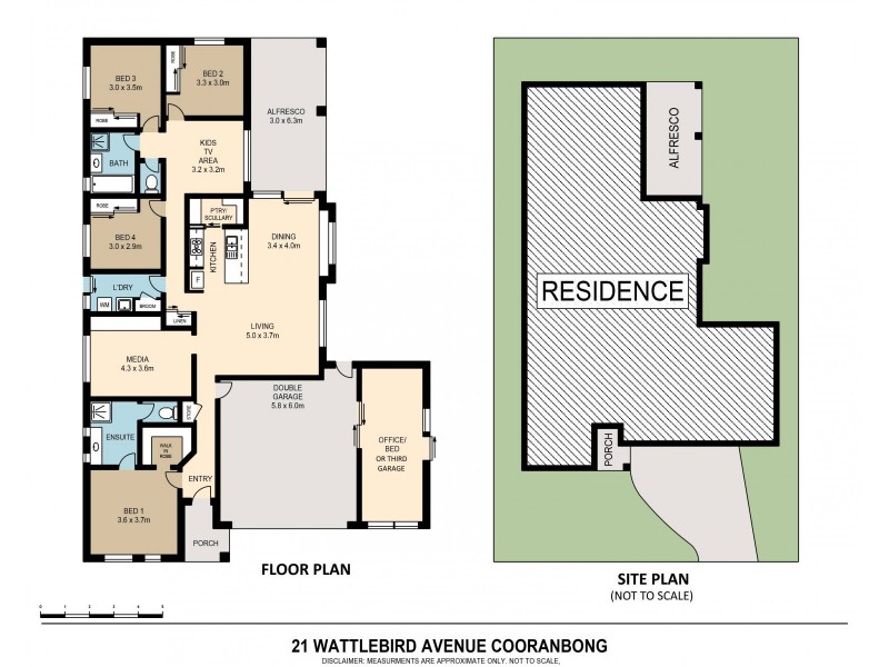 21 Wattlebird Avenue, Cooranbong NSW 2265 Floorplan