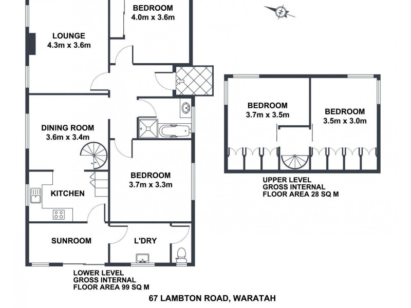 67 Lambton Road, Waratah NSW 2298 Floorplan
