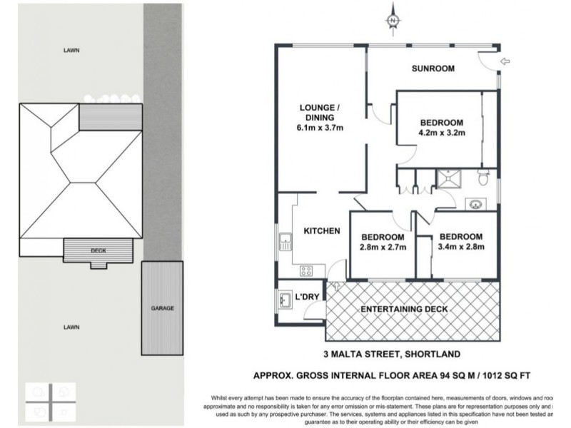 3 Malta Street, Shortland NSW 2307 Floorplan