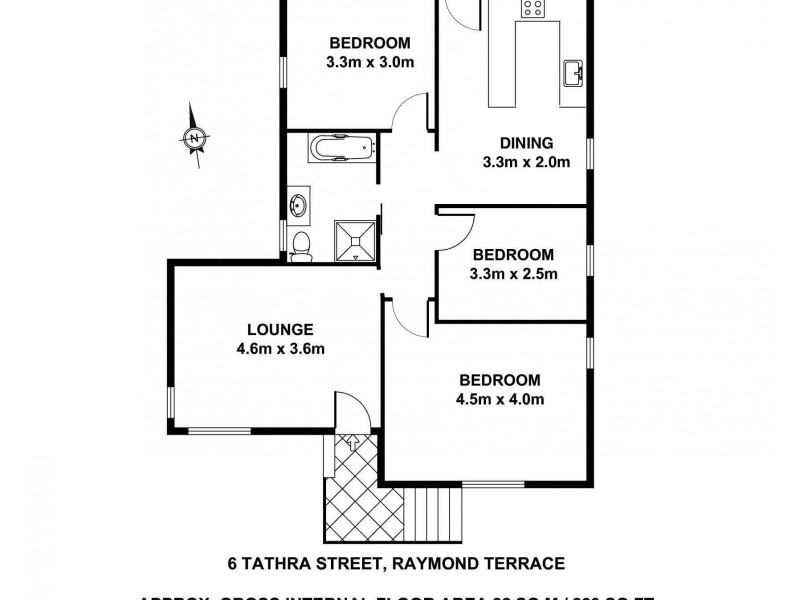 6 Tathra Street, Raymond Terrace NSW 2324 Floorplan