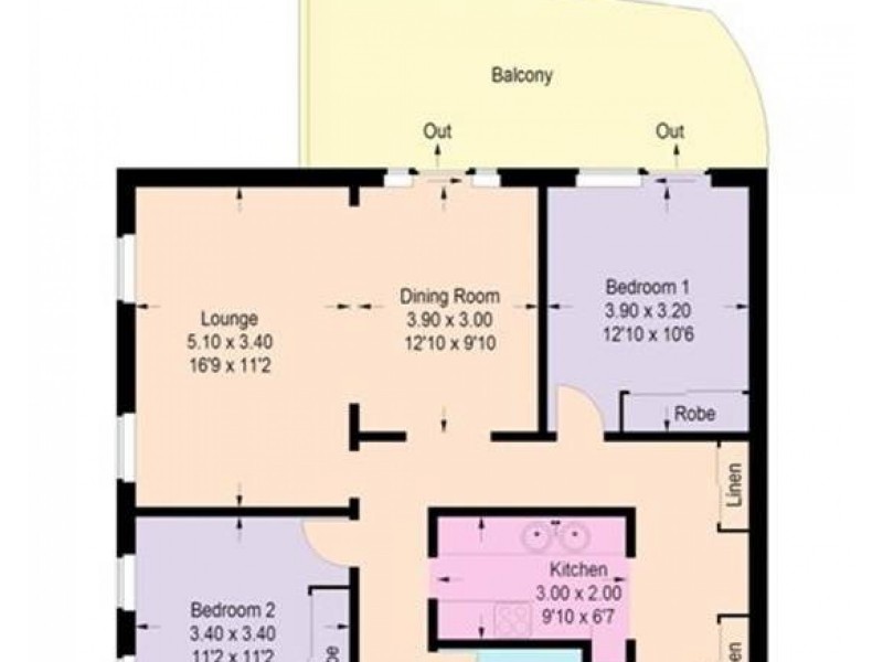 105/738 Hunter Street, Newcastle West NSW 2302 Floorplan