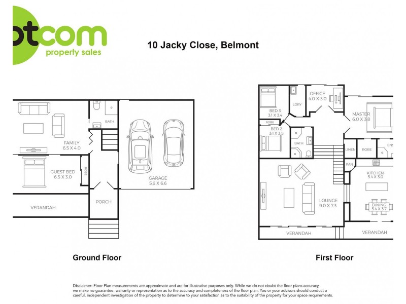 10 Jacky Close, Belmont NSW 2280 Floorplan