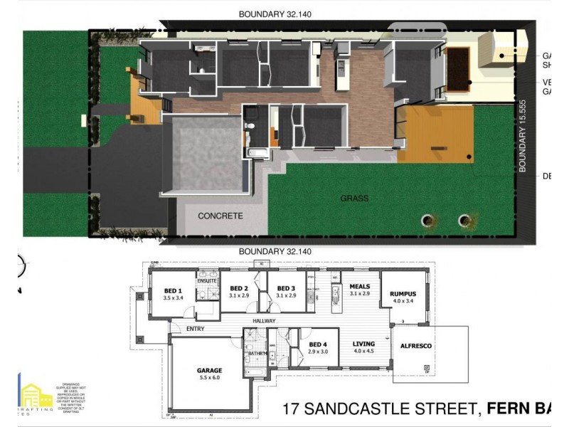17 Sandcastle Street, Fern Bay NSW 2295 Floorplan