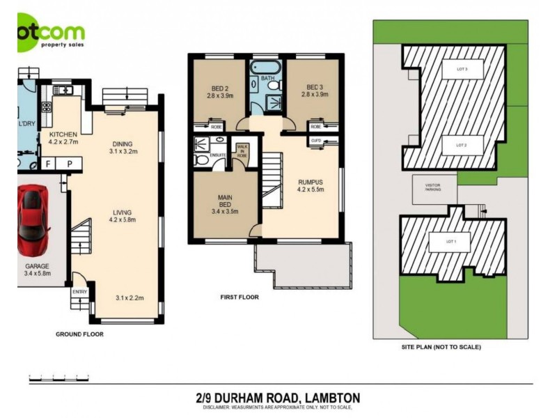 2/9 Durham Road, Lambton NSW 2299 Floorplan