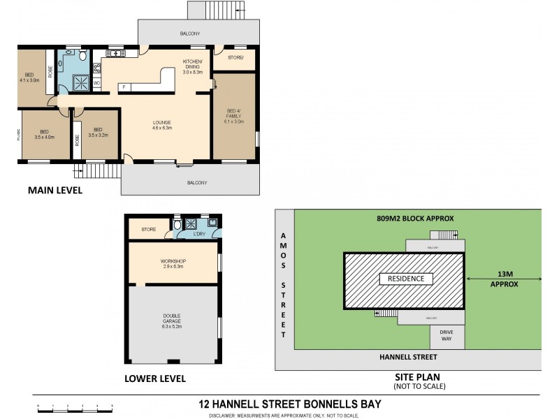12 Hannell Street, Bonnells Bay NSW 2264 Floorplan