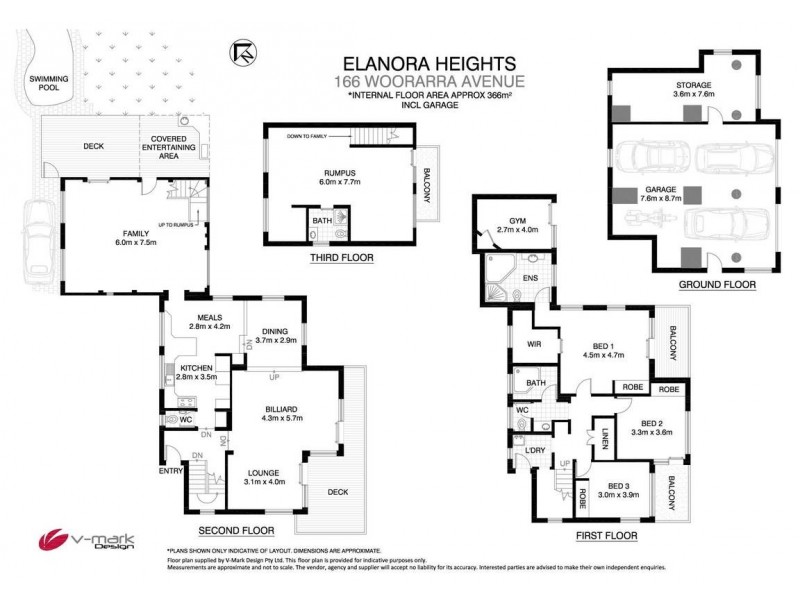 166 Woorarra Avenue, Elanora Heights NSW 2101 Floorplan
