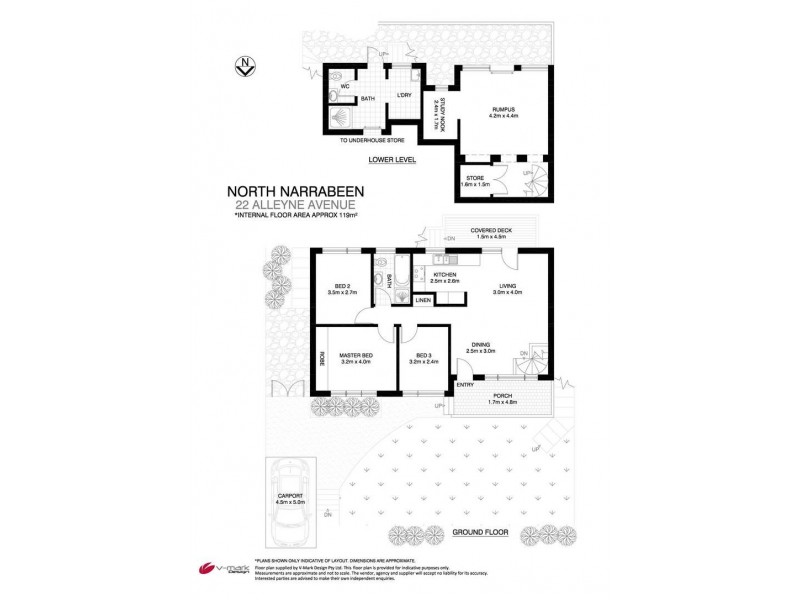 22 Alleyne Avenue, North Narrabeen NSW 2101 Floorplan