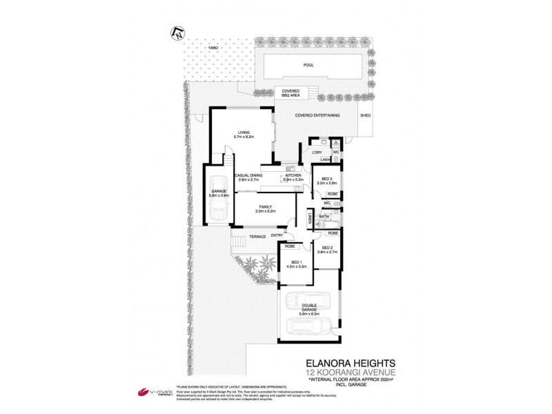 12 Koorangi Avenue, Elanora Heights NSW 2101 Floorplan