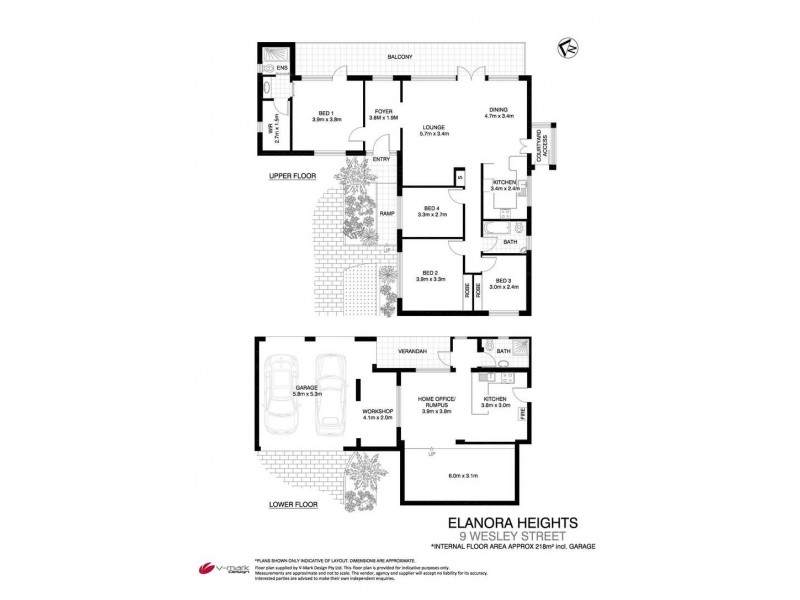 9 Wesley Street, Elanora Heights NSW 2101 Floorplan