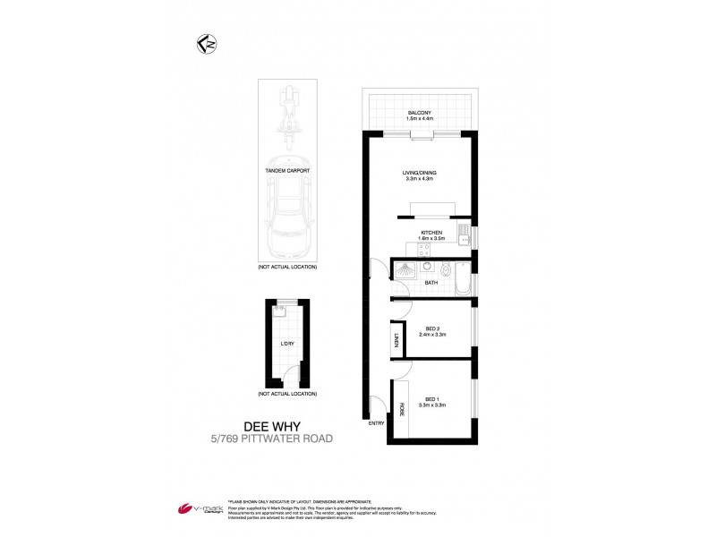 5/769 Pittwater Road, Dee Why NSW 2099 Floorplan