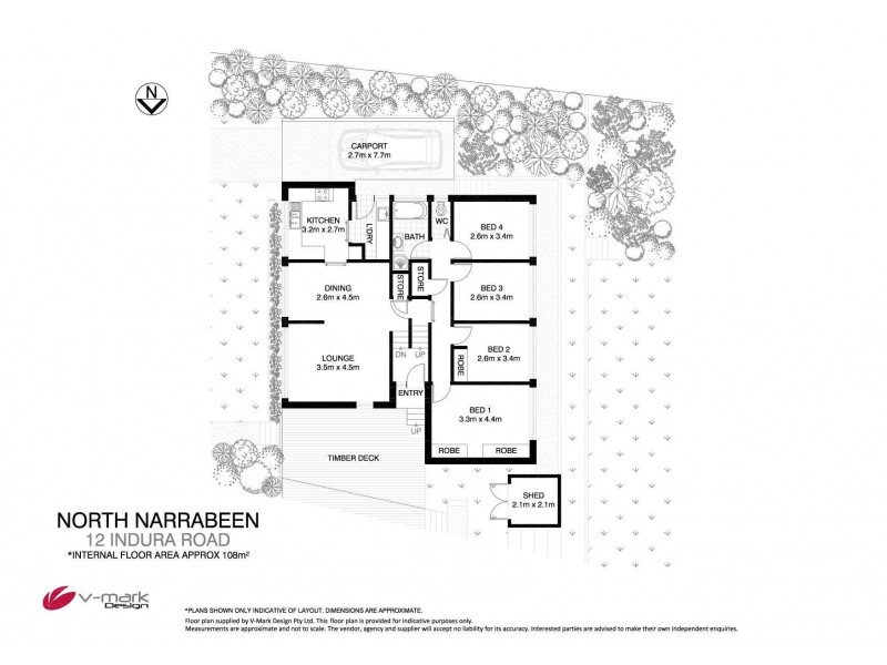 12 Indura Road, North Narrabeen NSW 2101 Floorplan