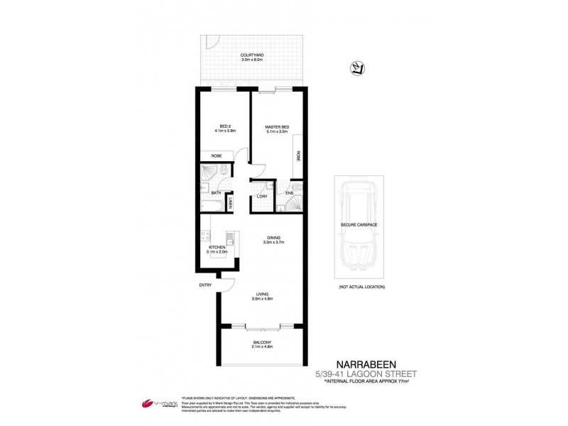 5/39-41 Lagoon Street, Narrabeen NSW 2101 Floorplan