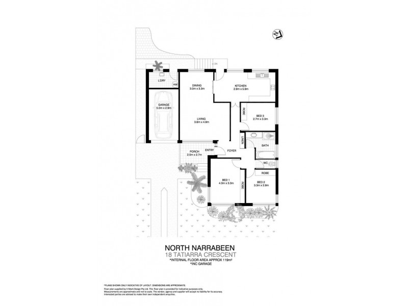 18 Tatiara Crescent, North Narrabeen NSW 2101 Floorplan