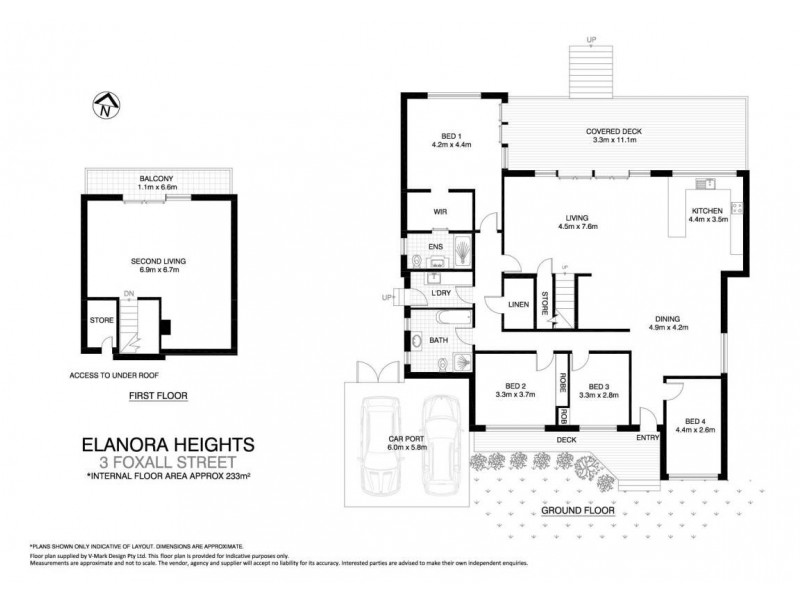 3 Foxall Street, Elanora Heights NSW 2101 Floorplan