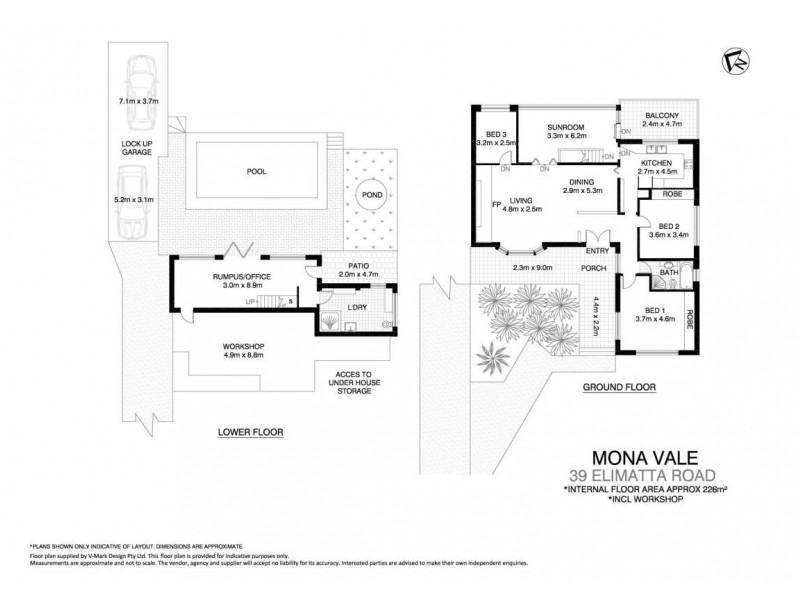39 Elimatta Road, Mona Vale NSW 2103 Floorplan