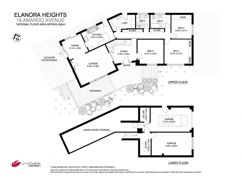 18 Amaroo Avenue, Elanora Heights NSW 2101 Floorplan