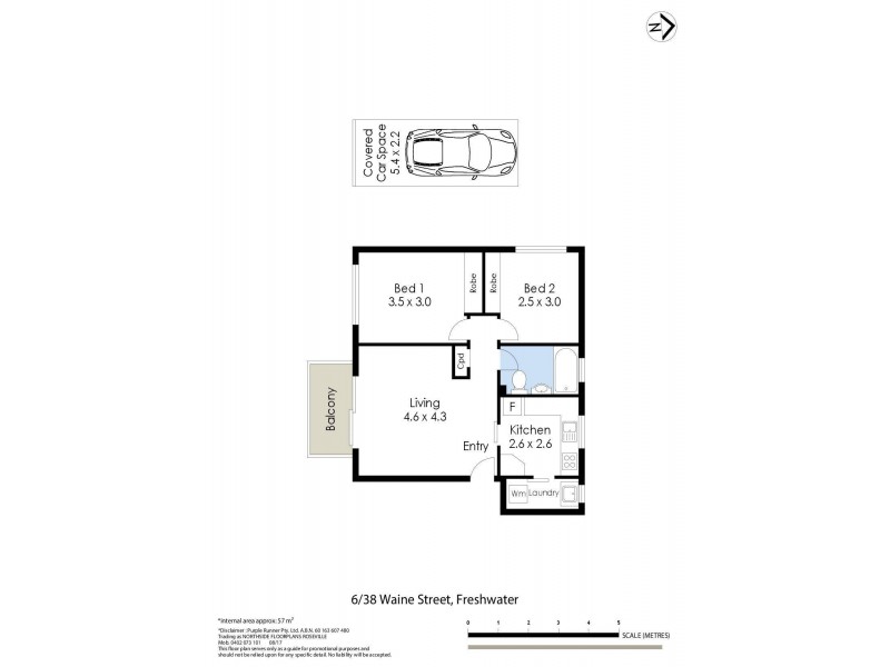 6/38 Waine Street, Freshwater NSW 2096 Floorplan