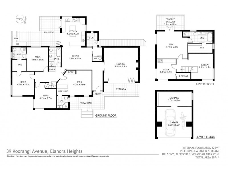 39 Koorangi Avenue, Elanora Heights NSW 2101 Floorplan