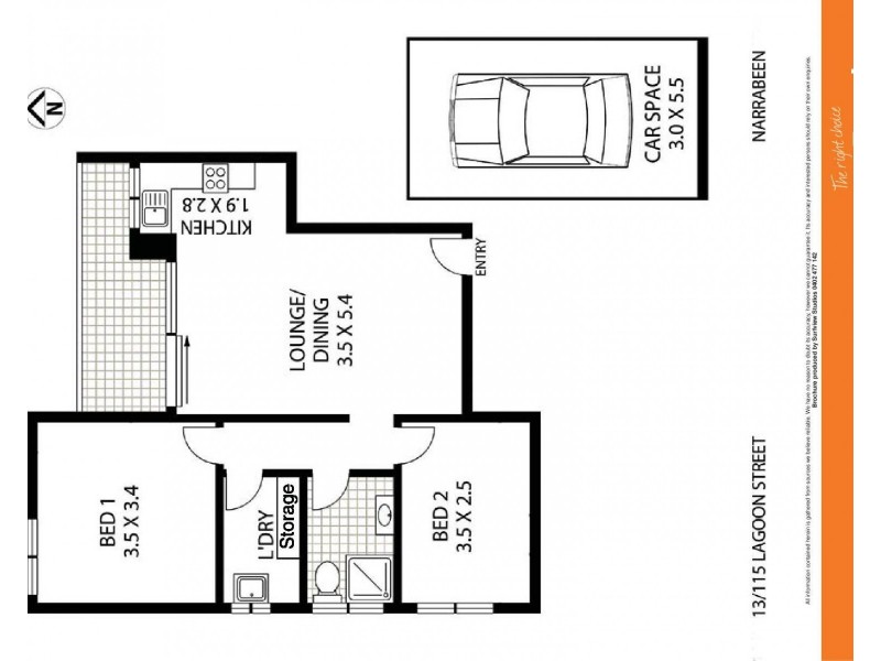 13/115 Lagoon Street, Narrabeen NSW 2101 Floorplan