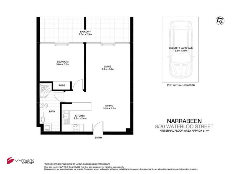 8/20 Waterloo Street, Narrabeen NSW 2101 Floorplan