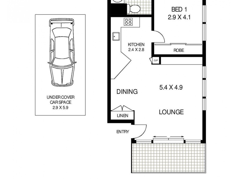 28/16 Darley Street, Mona Vale NSW 2103 Floorplan