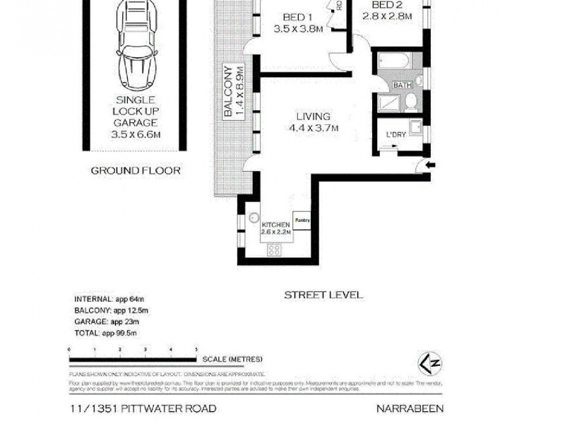 11/1351 Pittwater Road, Narrabeen NSW 2101 Floorplan