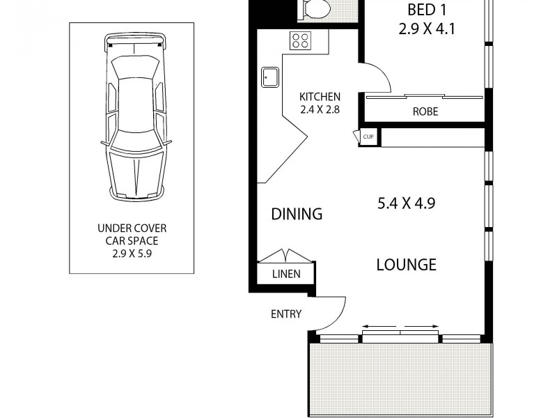 28/16 Darley Street, Mona Vale NSW 2103 Floorplan