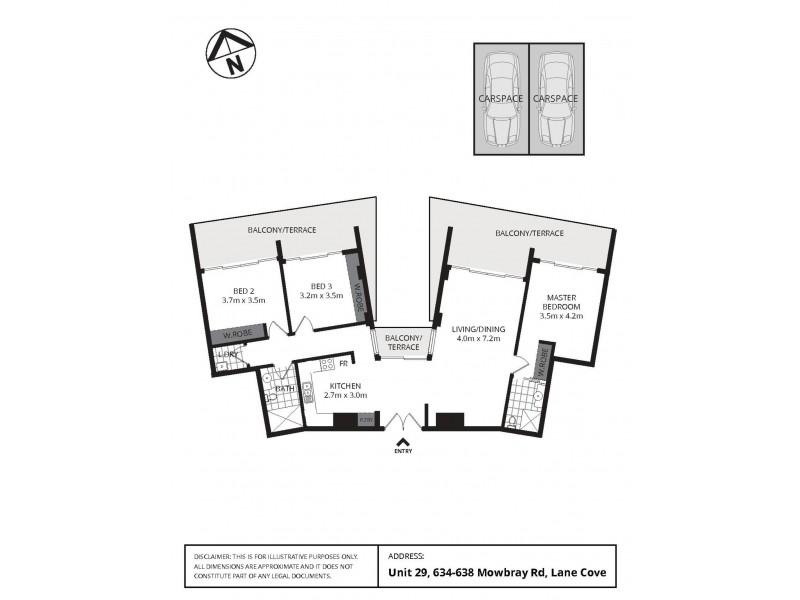 29/634 Mowbray Road, Lane Cove NSW 2066 Floorplan