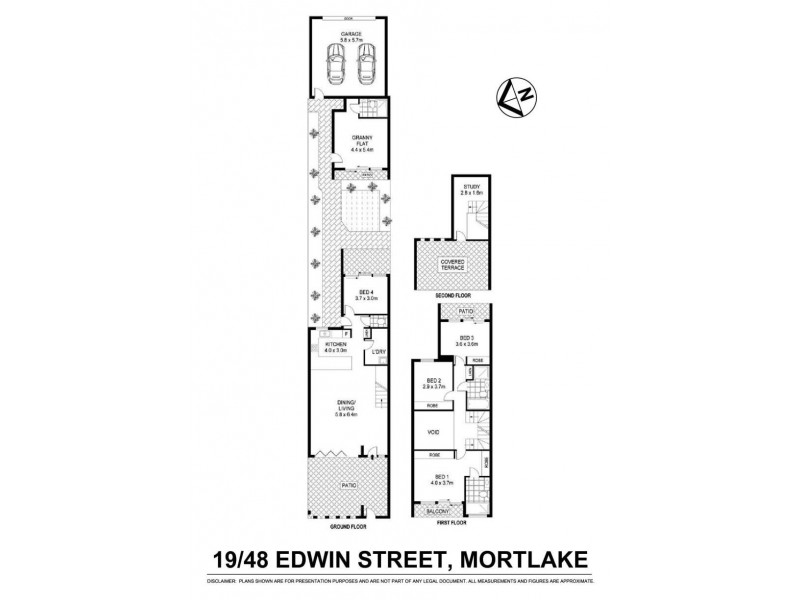 19/48 Edwin Street, Mortlake NSW 2137 Floorplan
