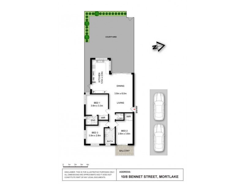 10/8 Bennett Street, Mortlake NSW 2137 Floorplan