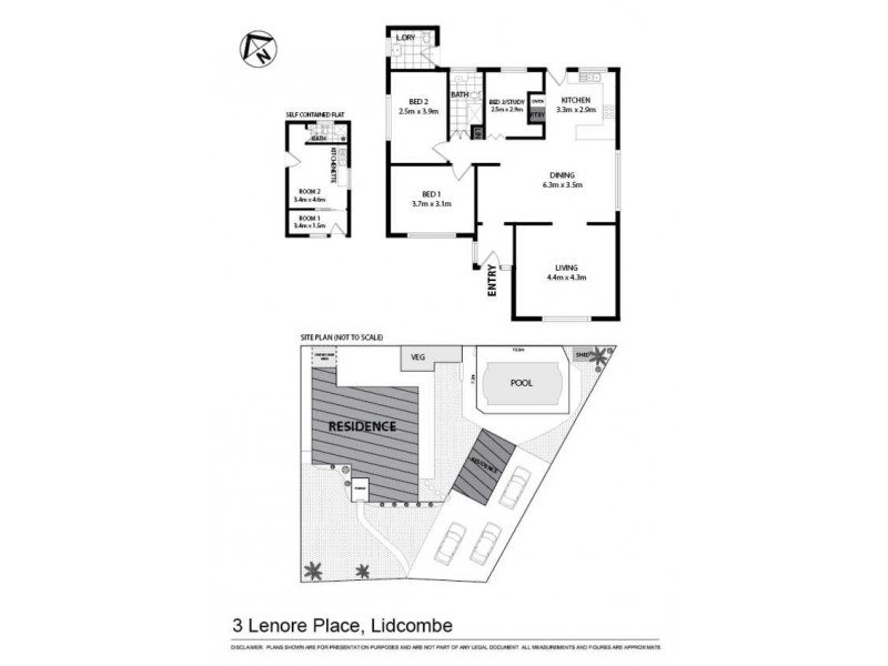 3 Lenore Place, Lidcombe NSW 2141 Floorplan