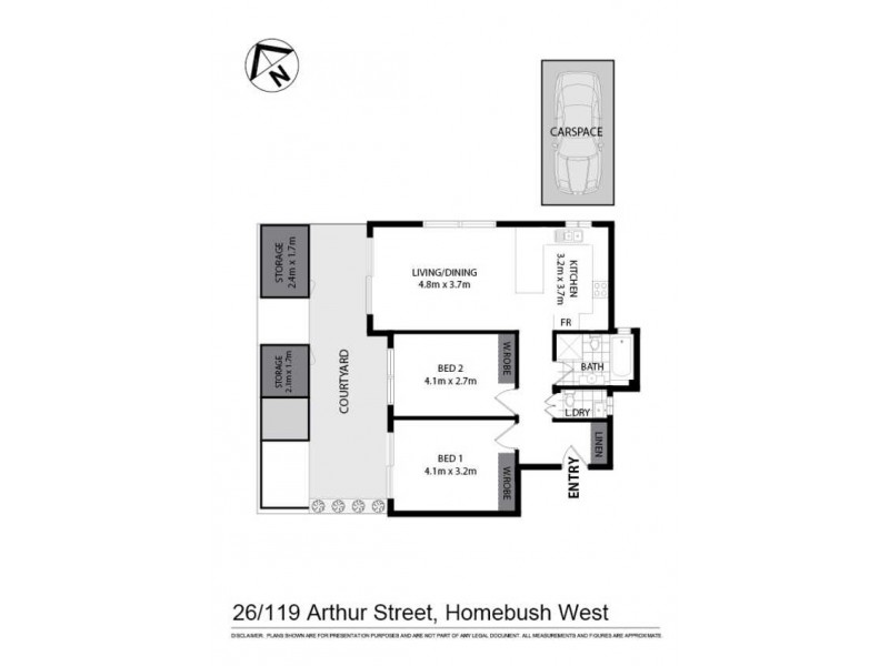 26/119 Arthur Street, Strathfield NSW 2135 Floorplan