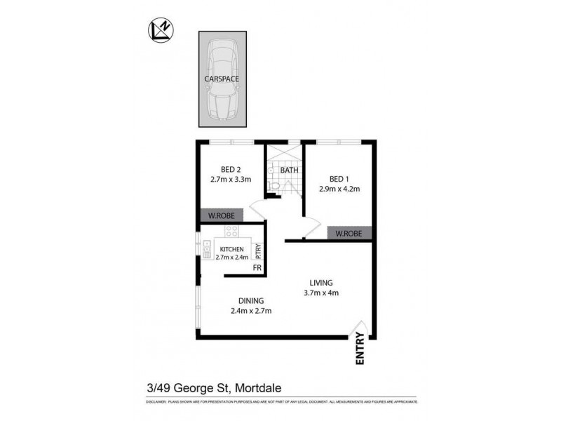 3/49 George Street, Mortdale NSW 2223 Floorplan
